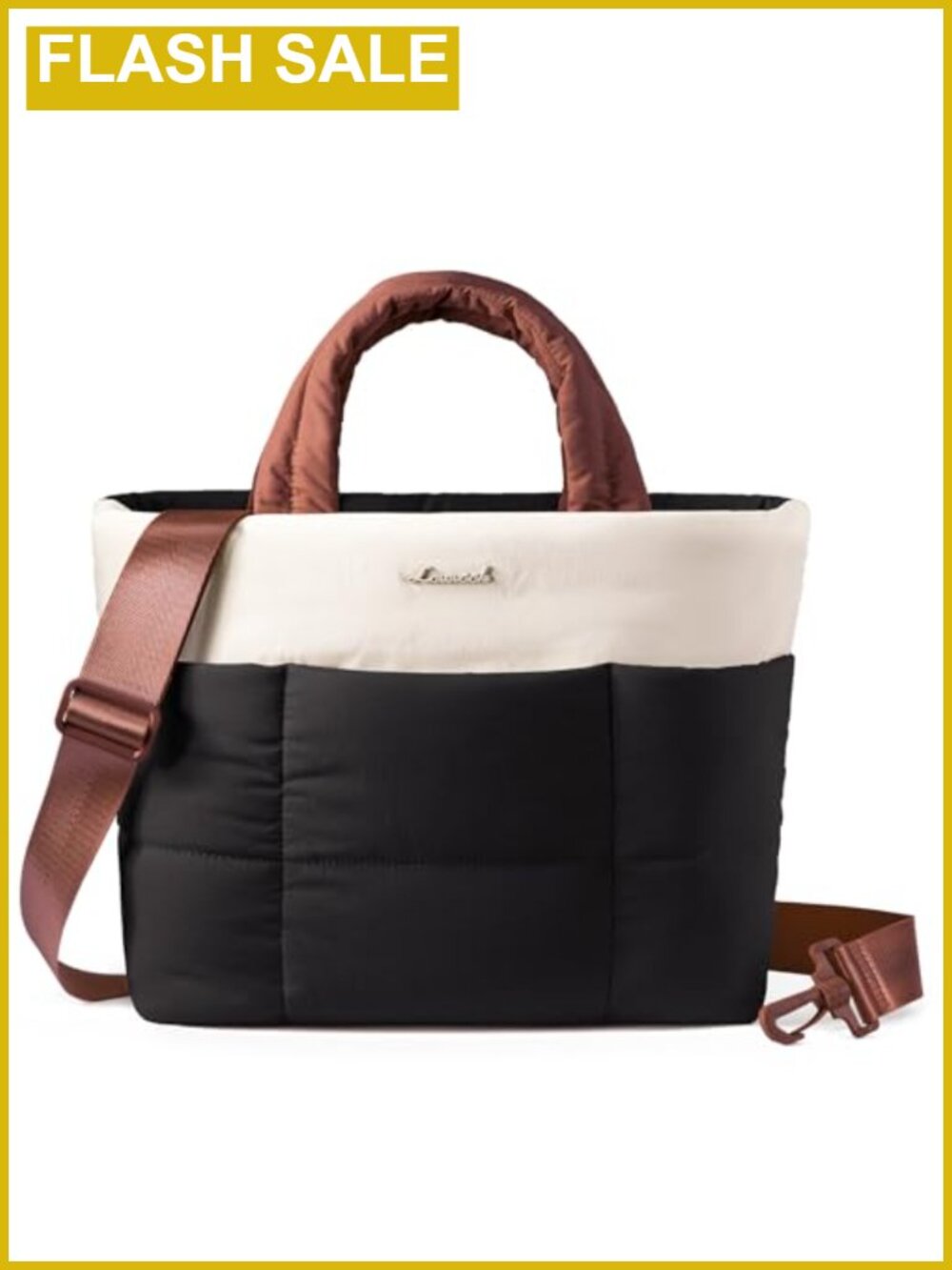 Small Puffer Tote Bag for Women, Quilted Mini Crossbody Shoulder Purse,